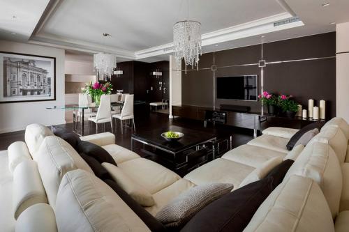 Гостиная в темных тонах. Палитра темных оттенков для оформления интерьера гостиной