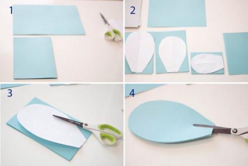 Объемные цветы из бумаги на стену. Огромные цветы из бумаги