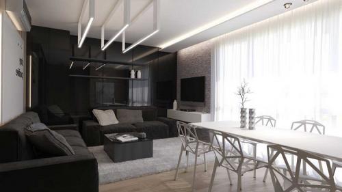 Гостиная в темных тонах. Палитра темных оттенков для оформления интерьера гостиной