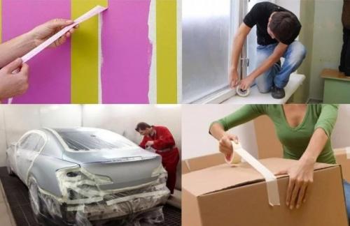 Чем заменить малярный скотч при покраске. Назначение и принцип действия