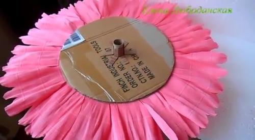 Цветы из бумаги большие. Детальный способ