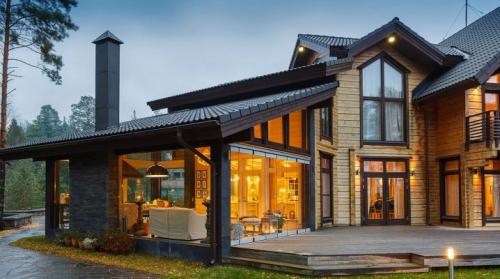 Проект современного дома с террасой. Дом с террасой: красивые варианты построек