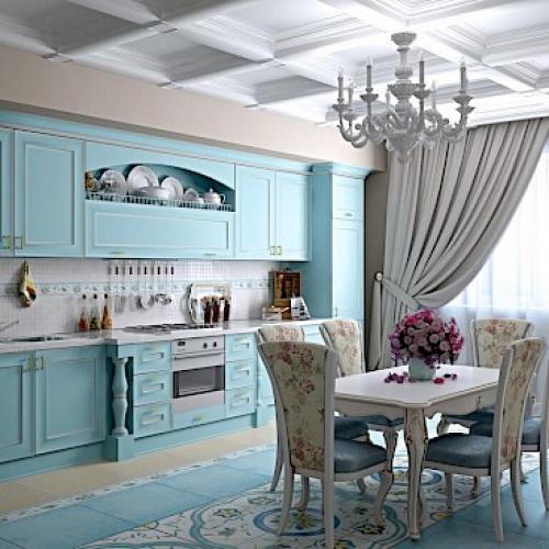 Дизайн проект в стиле прованс квартиры. Дизайн-проекты 01