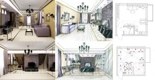 Как самостоятельно спроектировать ремонт в квартире. Что такое дизайн-проект 01