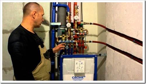 Разводка сантехники в новостройке своими руками