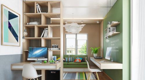 Маленький кабинет в квартире. Как быстро и недорого устроить рабочий кабинет в малогабаритной квартире