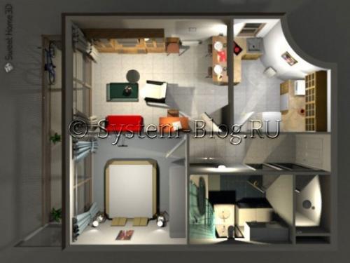 Перестановка мебели в квартире онлайн. Программа для расстановки мебели и интерьере: кроссплатформенный Sweet Home 3D