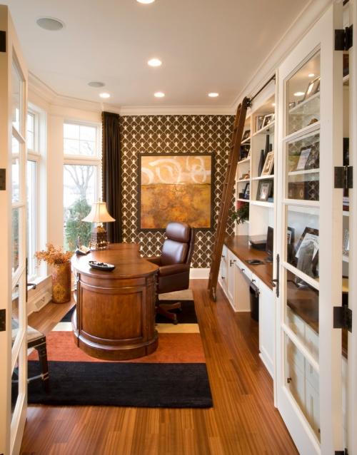 Планировка кабинета. Дизайн кабинета 9 кв.м: 5 вариантов планировки