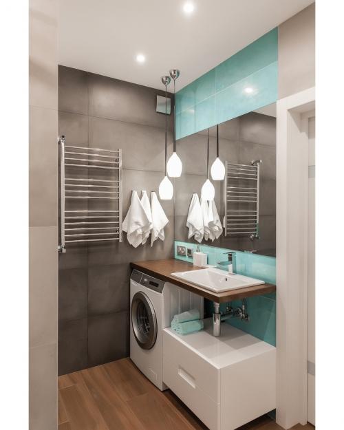 Стильная ванная 4 кв.м 01