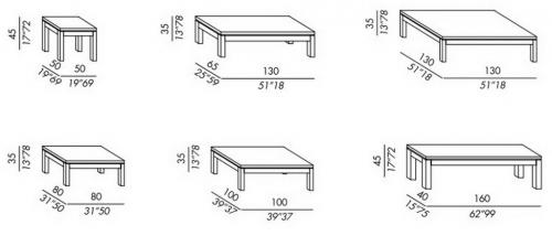 Стандартная высота журнального столика. Какой высоты должен быть журнальный столик?