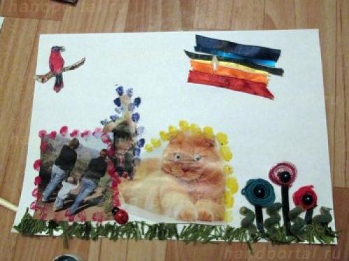 Коллаж из картинок своими руками для детей. Как сделать детский коллаж «Уютное место» своими руками