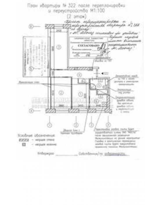 Коридор над жилой комнатой. Увеличение жилой комнаты 21