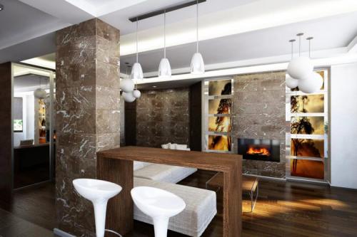 Дизайн двушки в панельном доме. Дизайн двухкомнатной квартиры: проект 03 Дизайн двушки в панельном доме. Дизайн двухкомнатной квартиры: проект 03