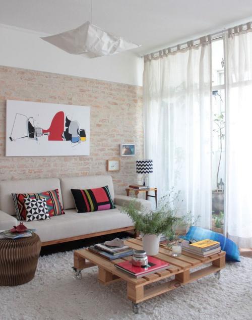 Декор кирпичной стены в квартире. Кирпичная стена в различных стилях