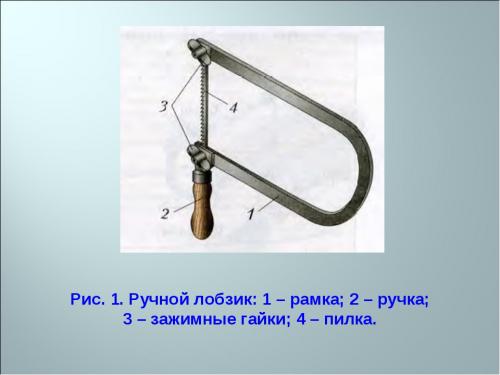 Виды ручных лобзиков, какие лучше всего подходят для школьников для распила по дереву