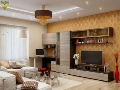 Как объединить гостиную и кабинет. Гостиная с рабочим местом: тонкости зонирования помещения 03 Как объединить гостиную и кабинет. Гостиная с рабочим местом: тонкости зонирования помещения 03