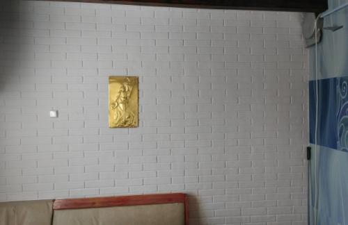 Имитация кирпича из гипсовой штукатурки. Примеры штукатурки под кирпич в интерьере