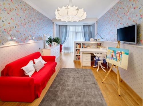 Сочетание обоев и картин. Способы комбинирования