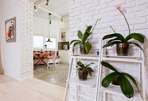 Декор кирпичной стены в квартире. Кирпичная стена в различных стилях