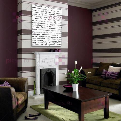 Картины на обоях с рисунком. Правильное сочетание обоев и картин