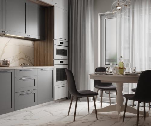 Интерьер в серых тонах 02