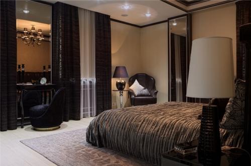 Сочетание белого и коричневого в интерьере. С какими цветами сочетается коричневый в интерьере