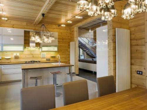 Детская комната в деревянном доме. Мансарда для двух детей 09