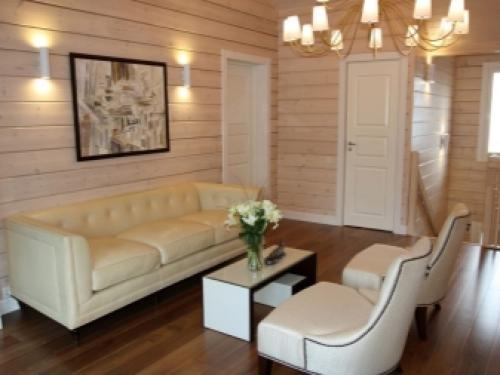 Детская комната в деревянном доме. Мансарда для двух детей 08