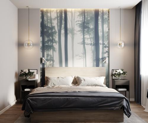 Интерьер в серых тонах 03