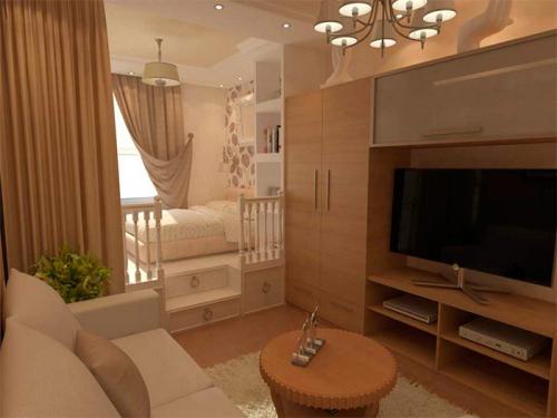 Гостиная-спальня 15 кв м. Небольшая гостиная-спальня в 15-17 кв м — практичность, комфорт и стиль