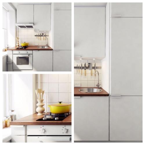 Мини кухни для дома. Популярные модели 12