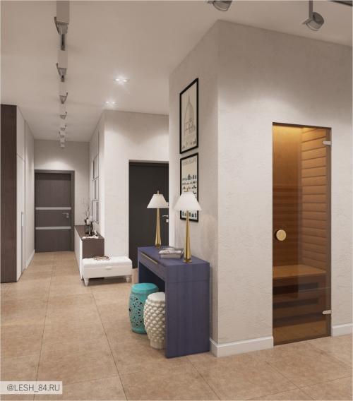 Светлый интерьер квартиры в ЖК Аристократ 01