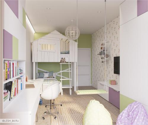 Светлый интерьер квартиры в ЖК Аристократ 24