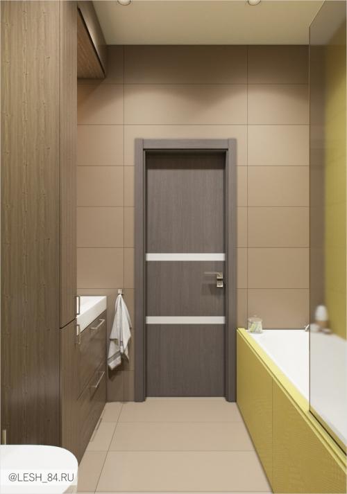 Светлый интерьер квартиры в ЖК Аристократ 27