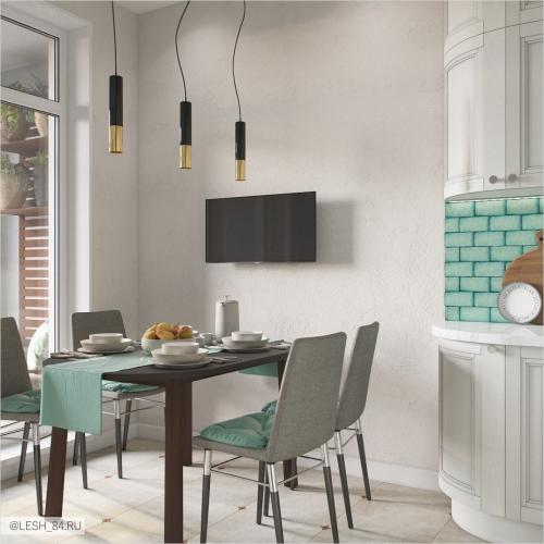 Светлый интерьер квартиры в ЖК Аристократ 11