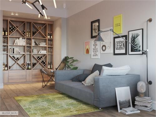 Мужественный интерьер 11