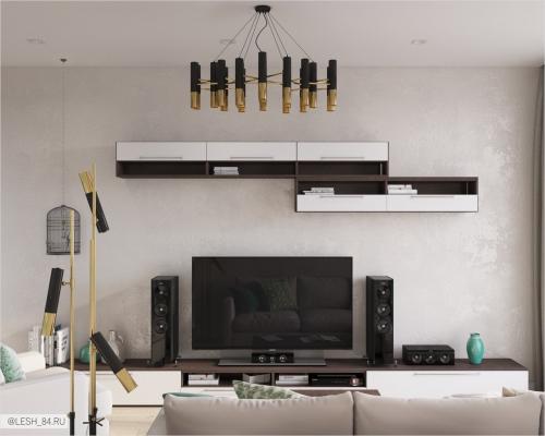 Светлый интерьер квартиры в ЖК Аристократ 05