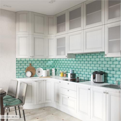 Светлый интерьер квартиры в ЖК Аристократ 09