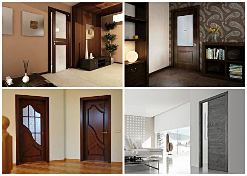 Темная дверь в светлом интерьере. Основные правила сочетания цвета и фактуры дверей в жилом помещении