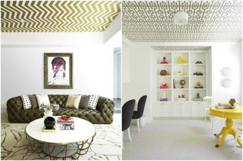 Декор стен обоями. Идеи использования остатков обоев в интерьере