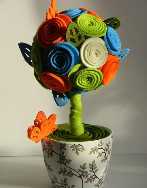 Топиарий в подарок своими руками. Секреты дерева счастья