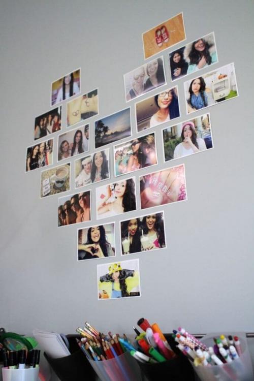 Оформление стен в квартире. Настенная фото галерея