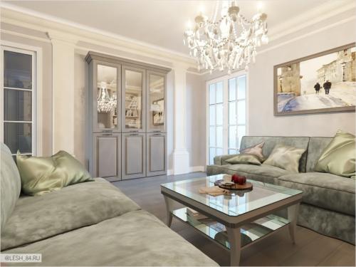 Классический интерьер в ЖК Самоцветы 02