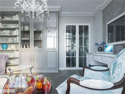 Классический интерьер в ЖК Самоцветы 16