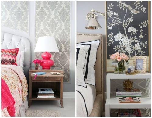 Декор стен обоями. Идеи использования остатков обоев в интерьере