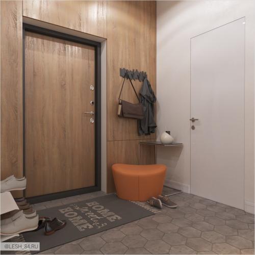 Интерьер в ярких тонах в ЖК Аристократ 11