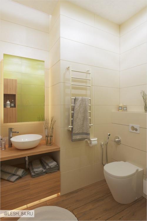 Интерьер в ярких тонах в ЖК Аристократ 19