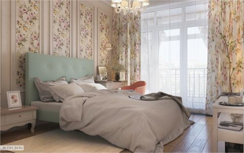 Интерьер в ярких тонах в ЖК Аристократ 16