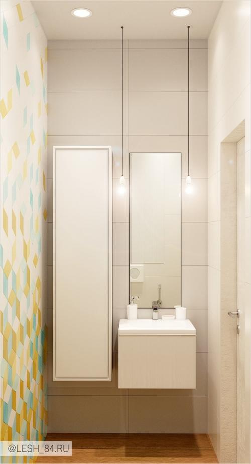 Интерьер в ярких тонах в ЖК Аристократ 14