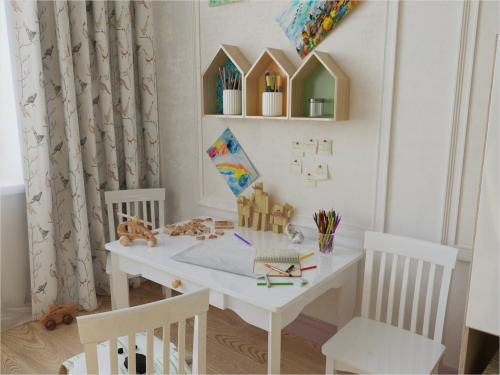 Интерьер в ярких тонах в ЖК Аристократ 23